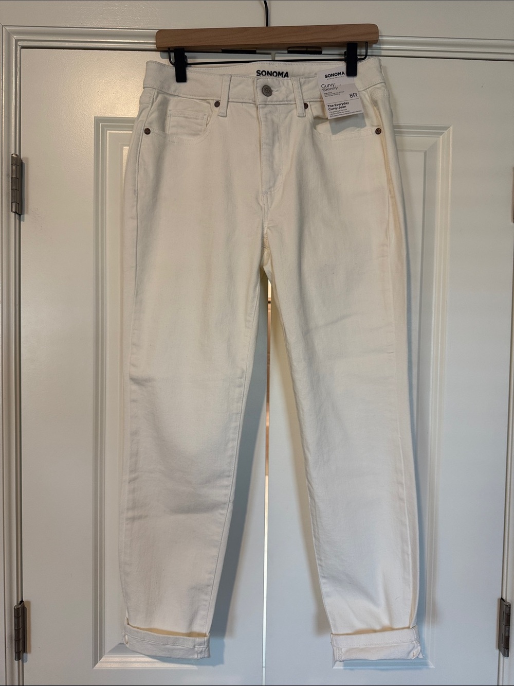 Sonoma White Boyfriend Jeans - Classic Five-Pocket Style